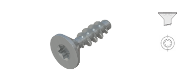 Screws for Plastic, Flathead with TX-drive, WN1423, STP 41 A